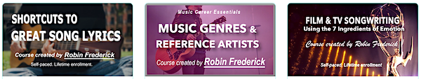 Robin's SOngwriting Courses